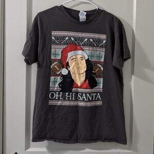 Delta Pro Weight Gray Tommy Wiseau Christmas T-Shirt